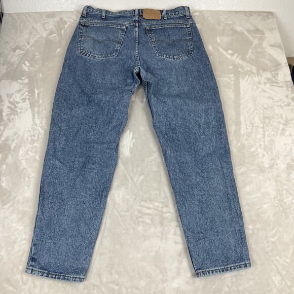 VTG Levis 550 Jeans Mens 40x32 Blue Denim Americana Classic Dadcore Y2K Workwear - Picture 3 of 11